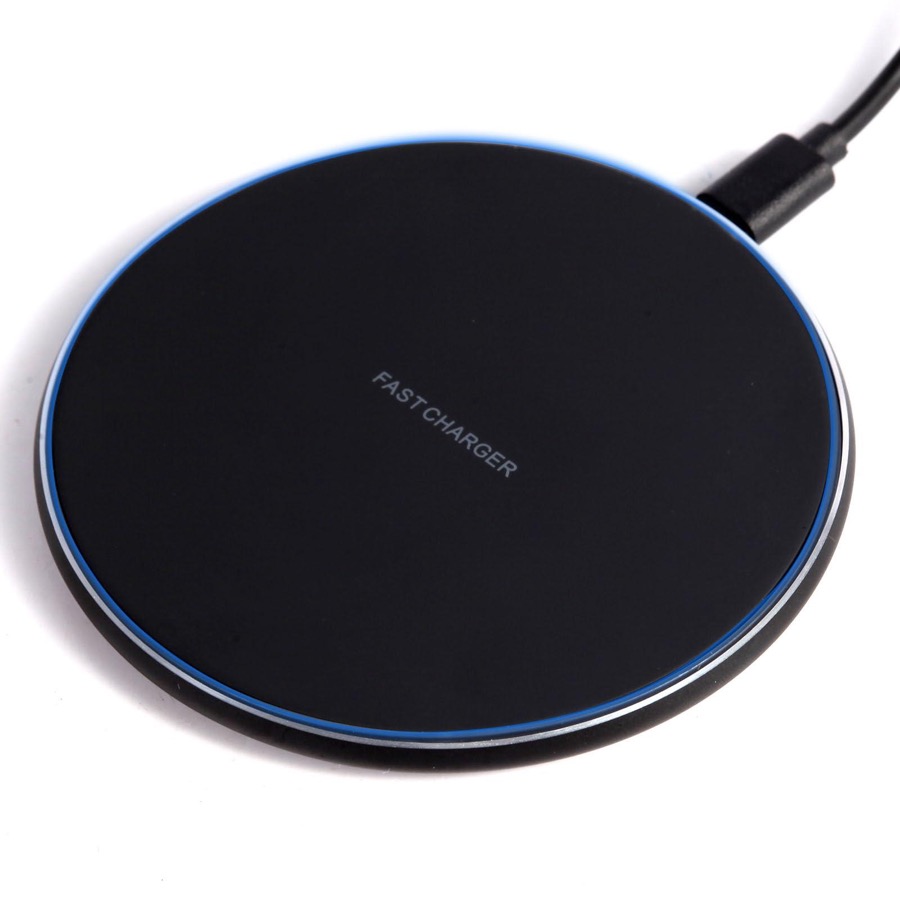 Fast Wireless Charger, 15W Quick Charging Pad for iPhone 17/16/15/14/13 Pro Max/SE/XR, AirPods, Samsung S24/S23, Pixel, LG - Safe & Fast Charging for All Your Devices (Black) (Black)